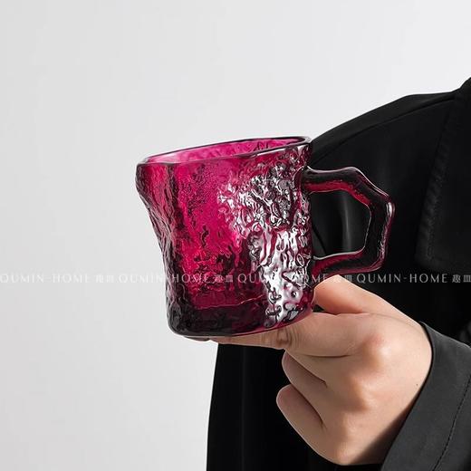 北欧ins风小众带把马克杯玻璃杯高颜值个性家用杯子咖啡杯冷饮杯 商品图0