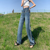 春季新款【柔纱软 直筒牛仔裤女 个性设计】九分垂感 百搭时尚 小个子裤 商品缩略图7