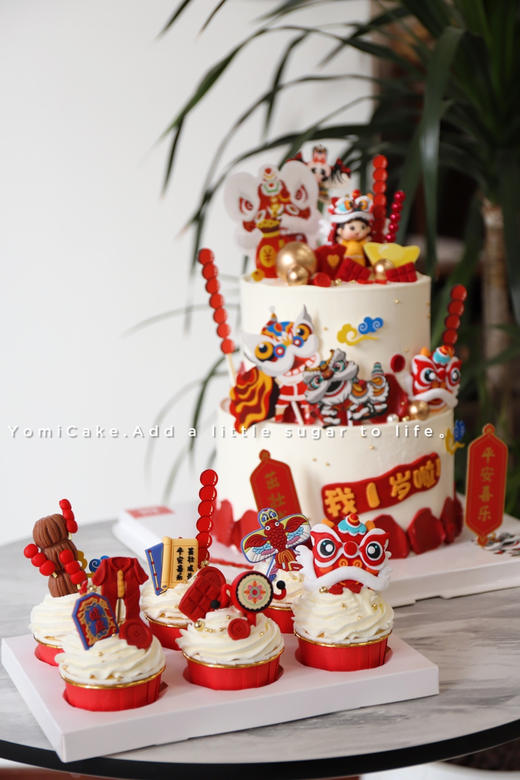 国风周岁礼（含6枚马芬） 商品图1