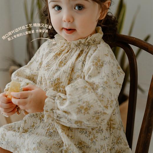 【云优选】LELEJOVE北欧风春款新生儿娃娃领纯棉连体衣女宝印花包屁衣宝宝哈衣爬服 商品图2