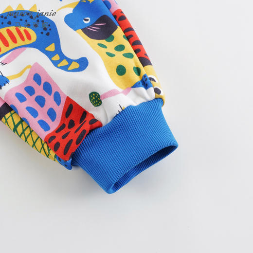 马克珍妮春秋新款 男童超舒棉动物满印运动裤 儿童运动裤 232109 商品图3