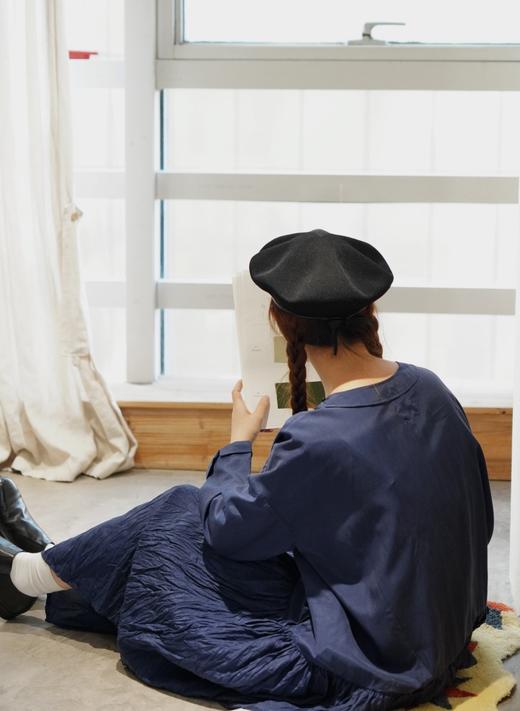 ECOLE DE CIRIOSITES 梭织丝棉府绸连衣裙(2色可选) 商品图5