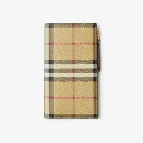 BURBERRY 巴宝莉 女士格纹中号双折钱夹 格子 8079203 A7026