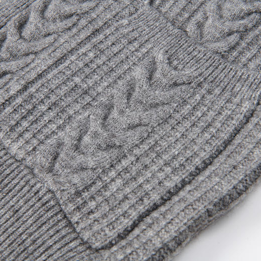 27DKTD8303【复古麻花】罗蒙秋冬经典针织开衫男士外套男厚实保暖针织衫男士毛衣男 商品图7