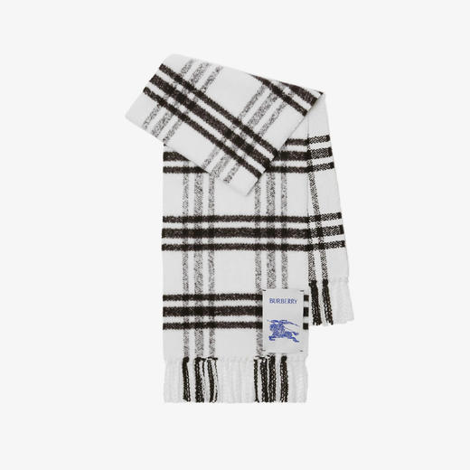 【一】BURBERRY 巴宝莉 男士格纹羊毛围巾 格子 8079781 B7326 商品图0