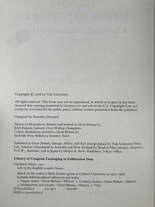 英国乡村生活社会与建筑史（1978） 数百幅插图 精装16开 商品图4