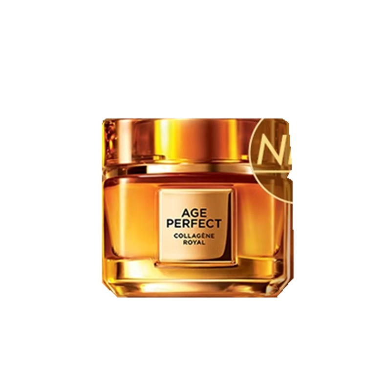 欧莱雅金致臻颜花蜜奢养面霜60ml 小蜜罐保湿胶原面霜