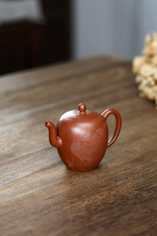 【青山特惠】精品全手工大红袍美人肩紫砂壶 210cc范承尧（国工）z16 商品图3