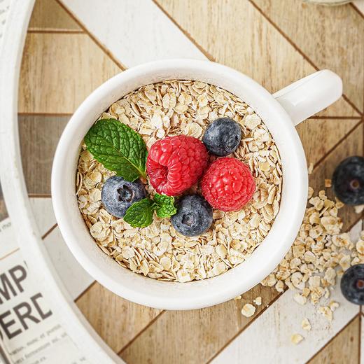 西麦燕麦原味1kg桶即食燕麦早餐膳食纤维全谷物营养代餐绿色食品 商品图3