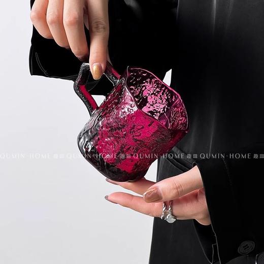 北欧ins风小众带把马克杯玻璃杯高颜值个性家用杯子咖啡杯冷饮杯 商品图1