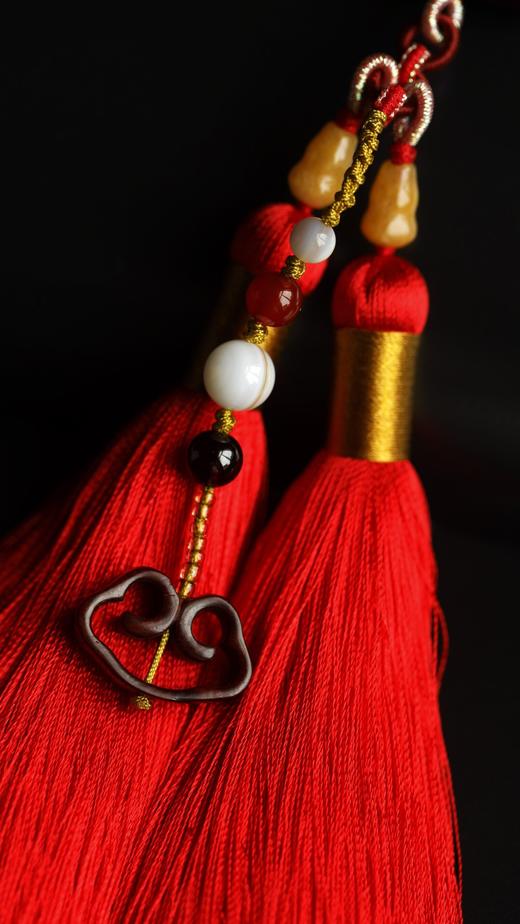 【青山特惠】精品小叶紫檀  平安扣 挂坠 车挂 s13 商品图5