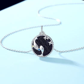 Winy925纯银十二星座系列项链送女友闺蜜节日生日礼物