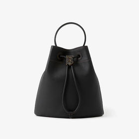 【一】BURBERRY 巴宝莉 女士小号 TB 水桶包 黑色 8055691 A1189