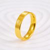 【限时克减150元】足金999 #小红书 5G黄金光面螺丝纹空心固口米字纹圈戒(厚度约1.4mm)(AG5GJZ00043)（预售产品下单后不退款不退货不换货不补差价） 商品缩略图0