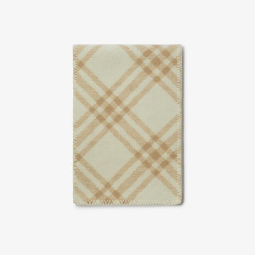 BURBERRY 巴宝莉 女士马术骑士徽标贴花格纹羊毛围巾 格子 8079251 A7026 商品图2