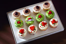 半糖下午茶丨经典奶油花戚风杯【周末不制作】