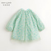 马克珍妮女童新中式A字网纱连衣裙儿童裙子2024年春装新款240102 商品缩略图1