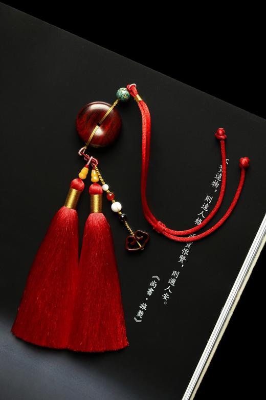 【青山特惠】精品小叶紫檀  平安扣 挂坠 车挂 s13 商品图3