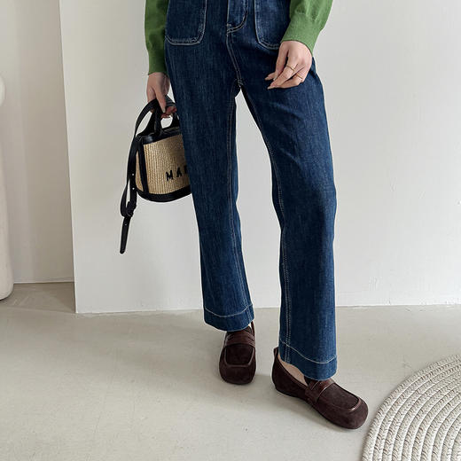 舒适百搭，巨软~里外全皮文艺牛翻奶奶鞋XDD-2376 商品图4