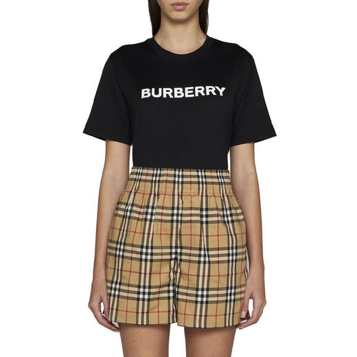 【二】BURBERRY 巴宝莉 女士棉质休闲短裤 格子 8083147 A7028 商品图1