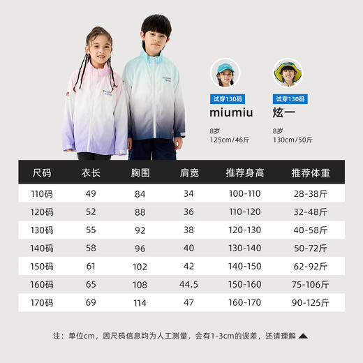 【清仓款】森林棠24春季新款童装男女童冰川渐变立领风衣外套61641126 商品图5