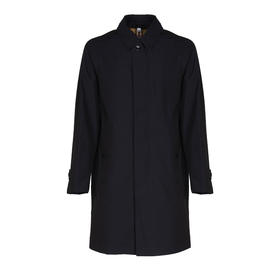 BURBERRY 巴宝莉 男士棉质卡姆登版型中长款风衣 蓝色 8065463 A1291