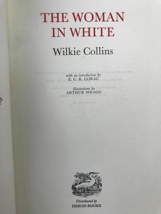 威尔基·柯林斯《白衣女人》 7幅插图 苍鹭出版社复古精装本 商品图2