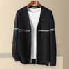 27DKLX9809【经典款】罗蒙时尚针织衫男士外套春秋百搭外套男士针织衫开衫男外套 商品缩略图2