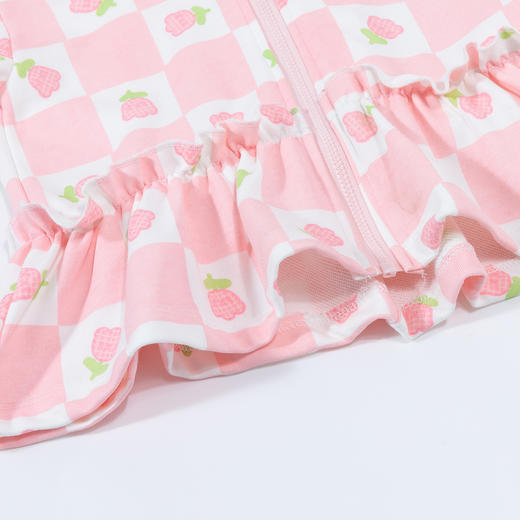 贝贝怡儿童外套女童拉链百搭2024新款春装休闲连帽外衣外套 商品图7