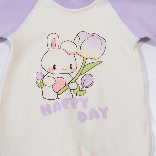 贝贝怡童装男女童和尚服家居爬服婴幼儿睡衣ZB1DL002
 商品图4