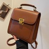 【浪漫独特，休闲小书包】法式复古软皮双肩包女，随心搭配，流行气质。简约通勤手提包女士休闲小书包，时尚百搭，尽显个性魅力！ 商品缩略图3