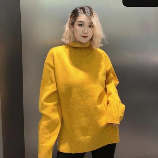 107WS高领休闲毛织上衣31023（黄） 冬季 307054032105 商品图0