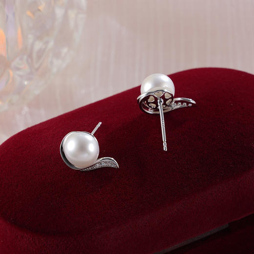 子佩集S925银珍珠耳钉【EM1011-XF】2401 商品图2