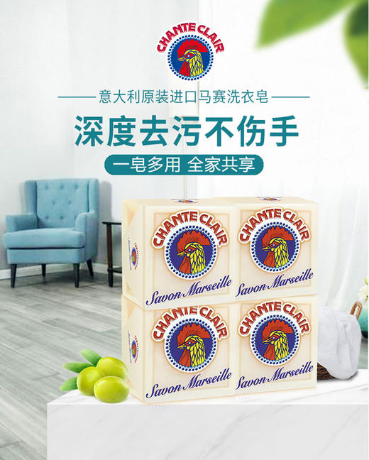 CHANTECLAIR 大公鸡管家 马赛皂250g 商品图0
