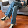 早春新款【直筒裤牛女仔裤女 修身百搭】弹力显瘦 烟管时尚小裤腿裤 商品缩略图3