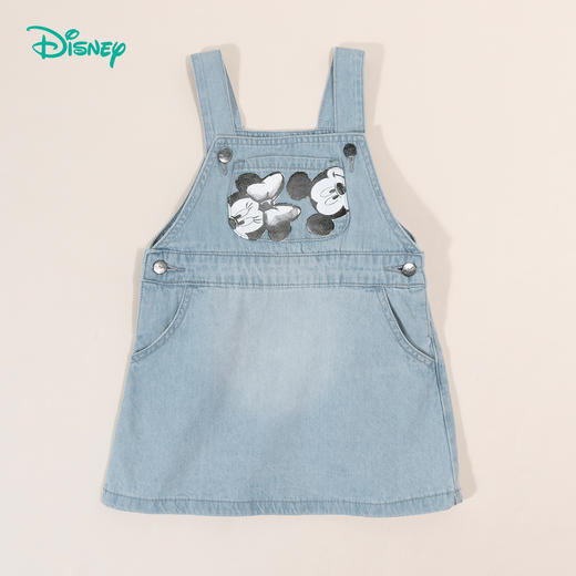 【商城同款】迪士尼春夏新款女童背带裙休闲 百搭款232DQ0241 商品图2