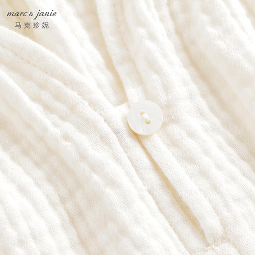 马克珍妮女童纯棉时尚宽松衬衫儿童衬衣上衣2024年春装新款240115 商品图3