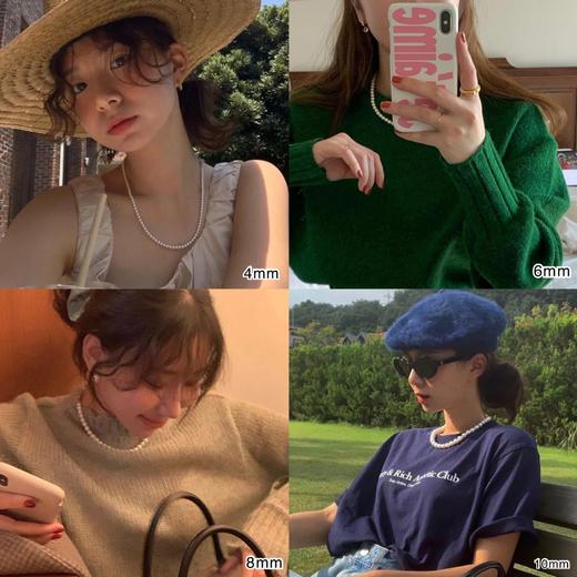 【福利款】元宝扣 复古施家正圆珍珠 商品图2