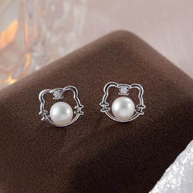 子佩集S925银珍珠耳钉【EM2651-XF】2401