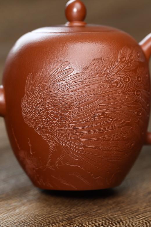 【青山特惠】精品全手工大红袍美人肩紫砂壶 210cc范承尧（国工）z16 商品图4