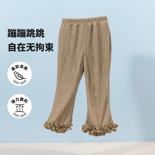 贝贝怡儿童新款韩版休闲2024女童春季百搭长裤女宝宝ZB1DK015
 商品图3