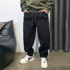 徐太浪冬季厚款休闲裤男士潮牌宽松直筒纯色痞帅百搭抽绳运动长裤 商品缩略图1