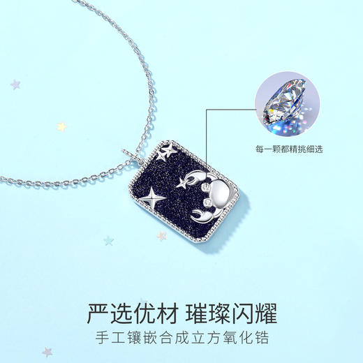 Winy925纯银十二星座系列项链送女友闺蜜节日生日礼物 商品图3