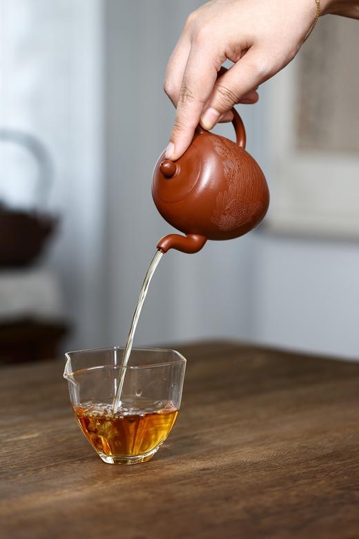 【青山特惠】精品全手工大红袍美人肩紫砂壶 210cc范承尧（国工）z16 商品图7