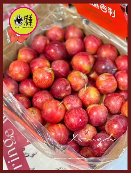 ✈️进口5J樱桃李（加大车厘子）二合一 2.5kg 商品图1