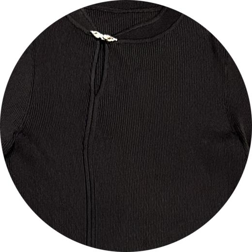 漆黑色针织衫HJ1E05 商品图1