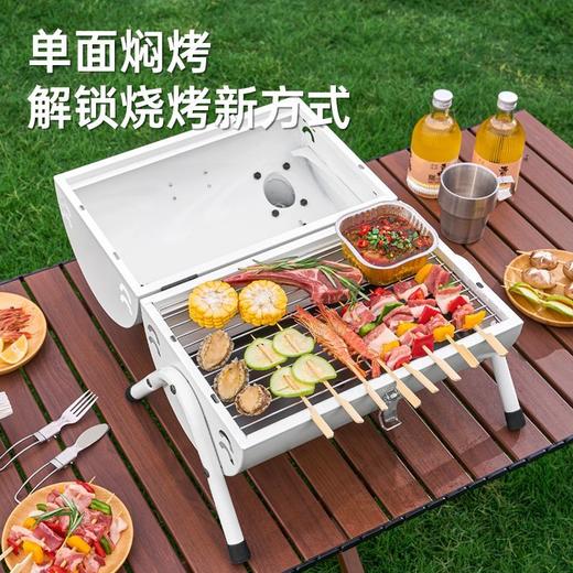探露烧烤炉家用户外折叠便携式烤串炉子全套木炭碳烤网红小型架子 商品图7