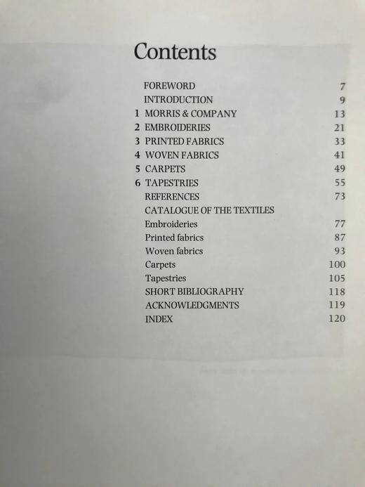 威廉·莫里斯与莫里斯公司纺织品图集，1861-1940 88幅插图（24幅彩色） 平装18开 商品图5