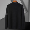 【经典款】罗蒙秋冬拼色横条开衫男士针织衫保暖舒适外套男士毛衣男外套 商品缩略图3
