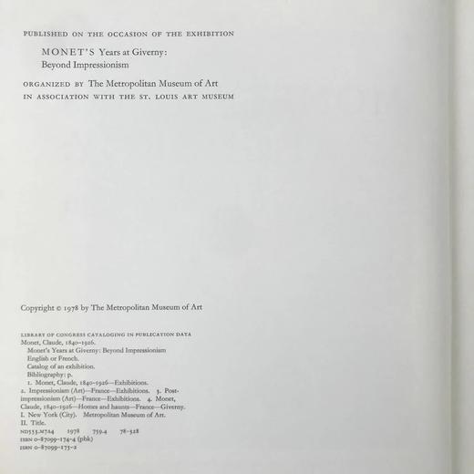 莫奈在吉维尼的岁月（1978） 115幅插图（81幅彩色）含拉页插图 精装16开 商品图3